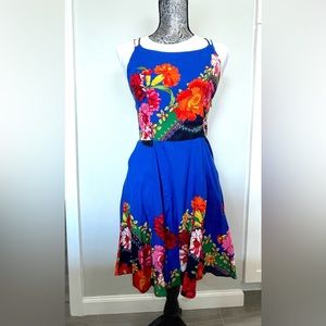 Farm Rio spaghetti strap mini dress